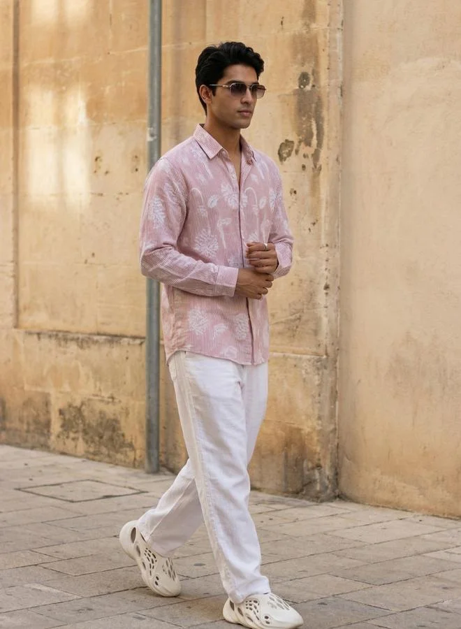 ترولوم Men Comfort Floral Printed Casual Shirt