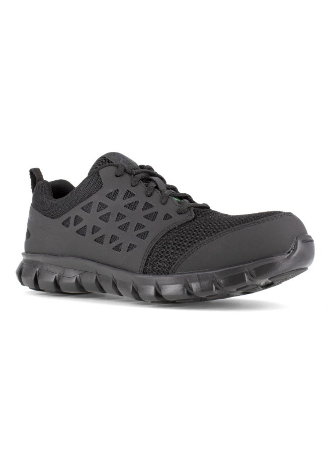 Reebok Work Reebok Sublite Cushion Work | IB4039 – Black, Extra Wide Toe Composite Work Shoe with Sublite EVA Cushioning, MemoryTech Comfort & SD+ Static Dissipation - Image 2