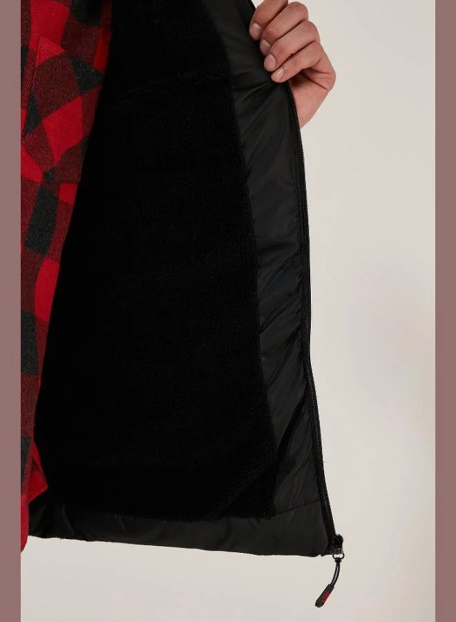 Buratti  Buratti Plush Lined Hooded Zippered Slim Fit Puffer Jacket Men's COAT 5762010 for Men | Best Price UAE