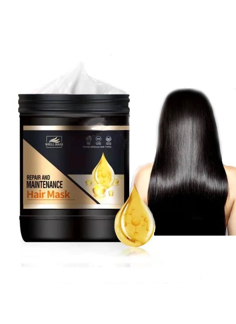 Well Care Mask Care Treatment Damage Frizzy Maintenance Moisturize 1Kg  - Image 1