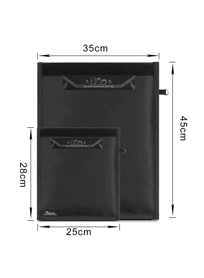 Mobile Phone Signal Shielding Package Car Keys, Pad, Laptop RFID Shielding Package A Generation Of Hair-Color:Black-Dimensions:25*28cm  - Image 2