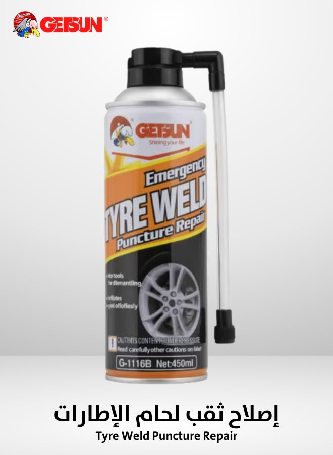 Getsun G-1116B ,450ml Emergency Tyre Weld Puncture Repair - Image 5