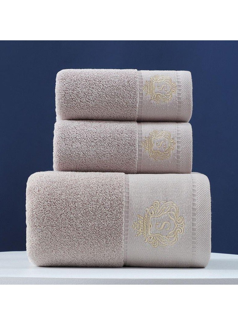 Hotel Resorts, Customized Logo Face Towel, Bath Towel, Hand Towel Set 