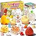 XPQKDC Easter Gifts for Kids 20Pcs Taba Squishies Kit with Greeting Cards Kawaii Stress Relief Toys Squishies Fidget Toys Prizes for Kids Classroom Party Favors and Easter Basket Stuffers for Teens - Image 2