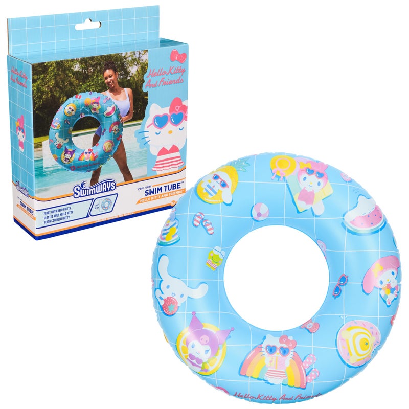 Swimways Hello Kitty Swim Tube Pool Float Inflatable Pool Floats Kids Pool Toys Swimming Pool Accessories Beach Essentials for Teens Aged 14 Up - Image 2