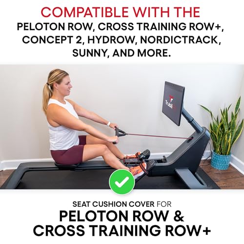 TrubliFit Gel Seat Cushion for Original Peloton Row, Cross Training Row+, Concept 2, Hydrow, NordicTrack, Water Rower, and More - Ergonomic Seat Pad for Men & Women - Ideal for Gym Row Machines - Image 2