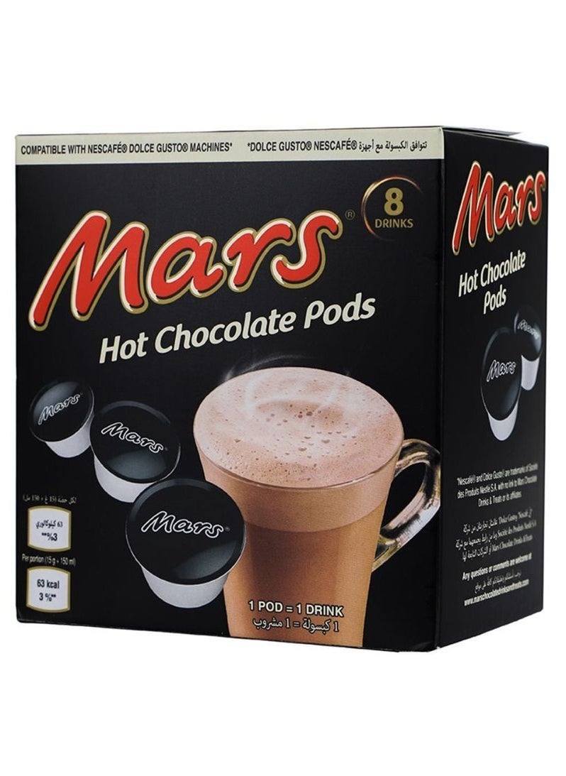 Mars Hot Chocolate Pods 8 Capsules 