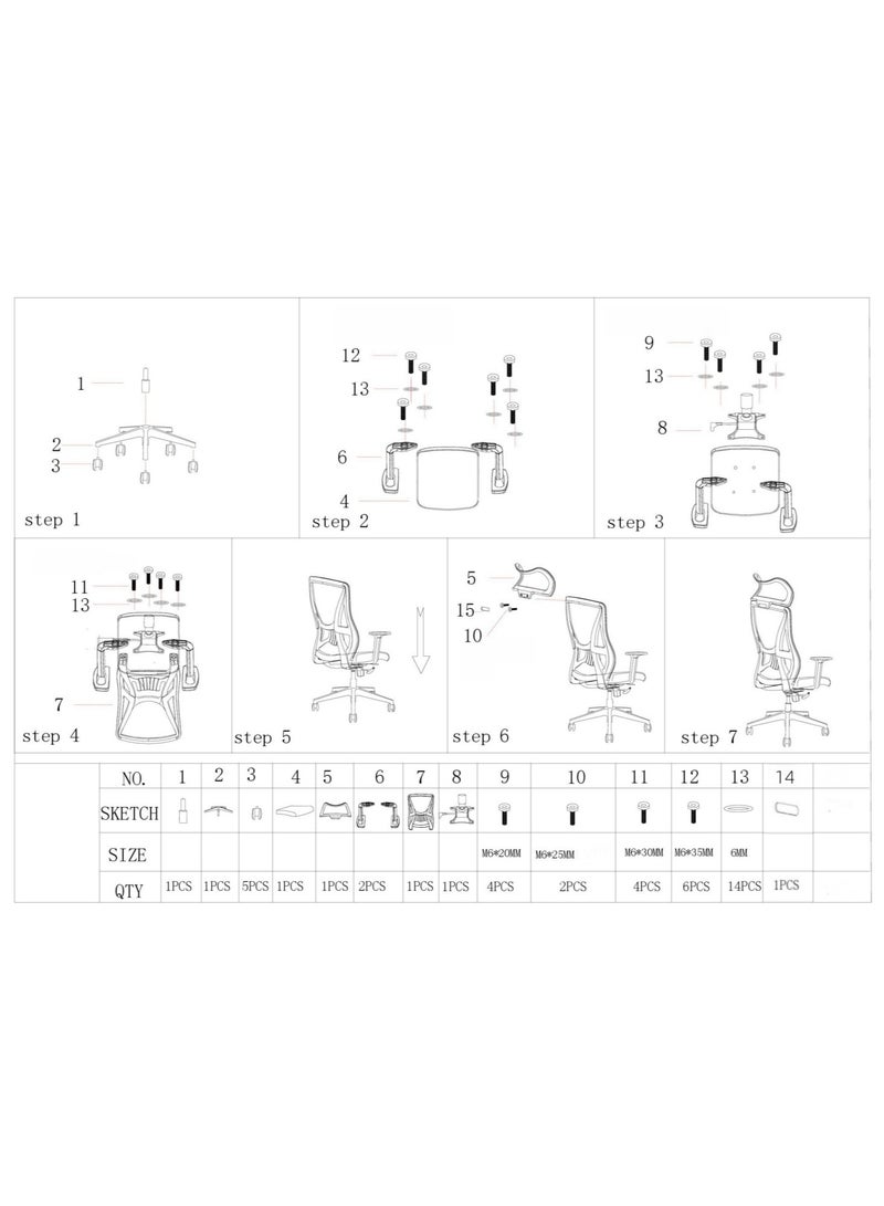 Selene House Comfortable Ergonomic Home Office Desk Chair with Wider Armrest Mesh Sturdy High Back Support Desk Office Chair with Lumbar Support Comfortable Seat Swivel Rotating Computer Chair Black - Image 2