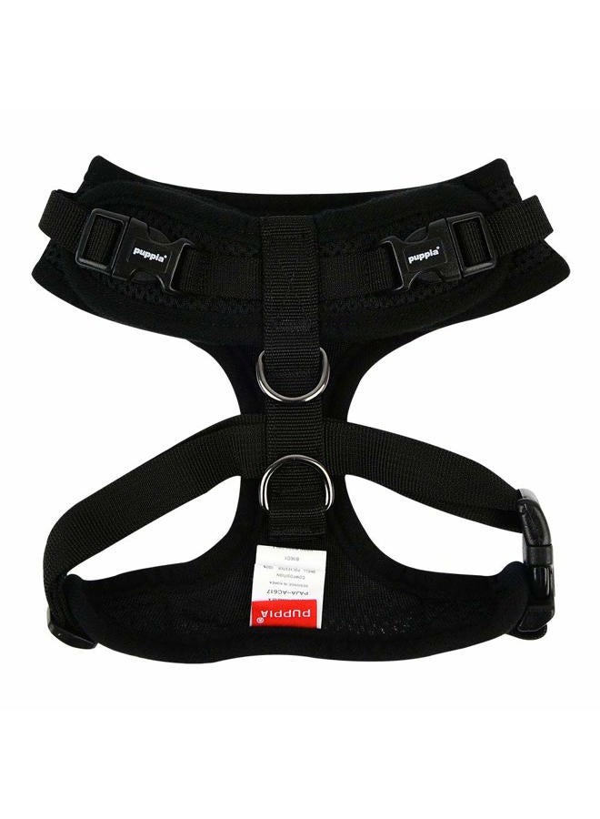 PUPPIA Authentic Puppia RiteFit Harness with Adjustable Neck, Black, Small - Image 2