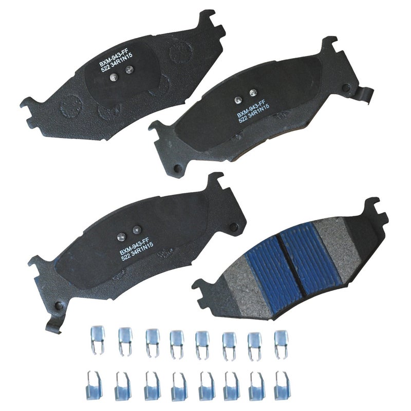 Bendix Premium SBM522 Semi-Metallic Front Brake Pads for Select Models Chrysler Daytona, Grand Voyager, LeBaron, Phantom, Spirit, Town & Country, Dodge Caravan, Plymouth Acclaim, Voyager - Image 5