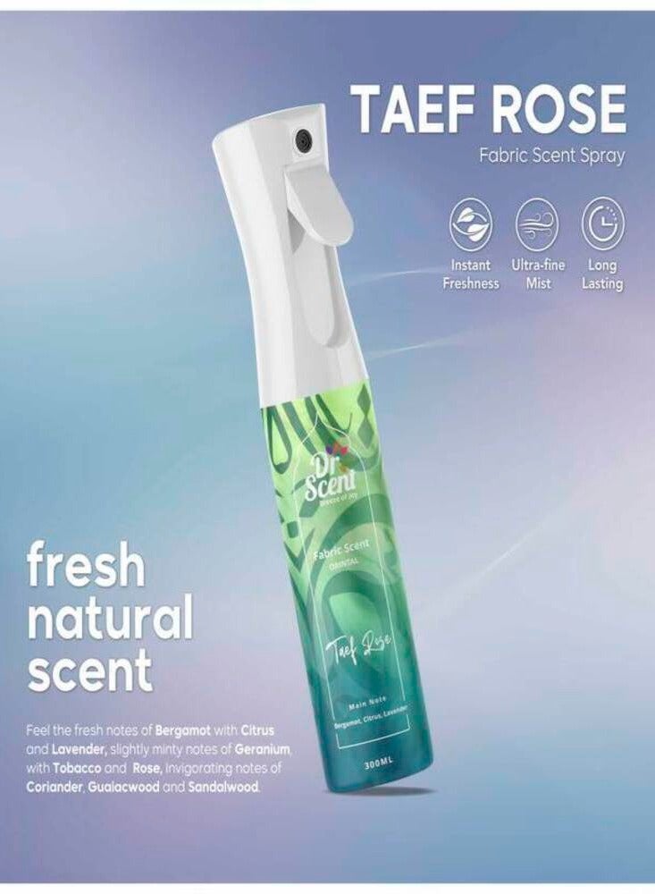 Dr Scent بخاخ الأقمشة دكتور سينت معطر بالورد الطائفي (300 مل)  - Image 5