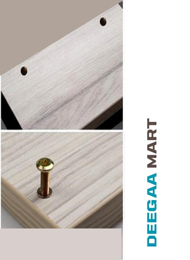 DEEGAA MART DEEGAAMART Zinc Alloy Threaded Wood Inserts Hex Socket Drive Nuts & Bolt Fasteners for Furniture, Wood Plugs, and Screw Hole Repair (M6x30, 15, Set) - Image 2