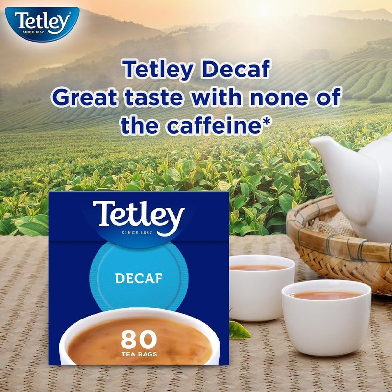 Tetley Decaf Tea Bags, 80 Bags/250gm,(Imported) - Image 5