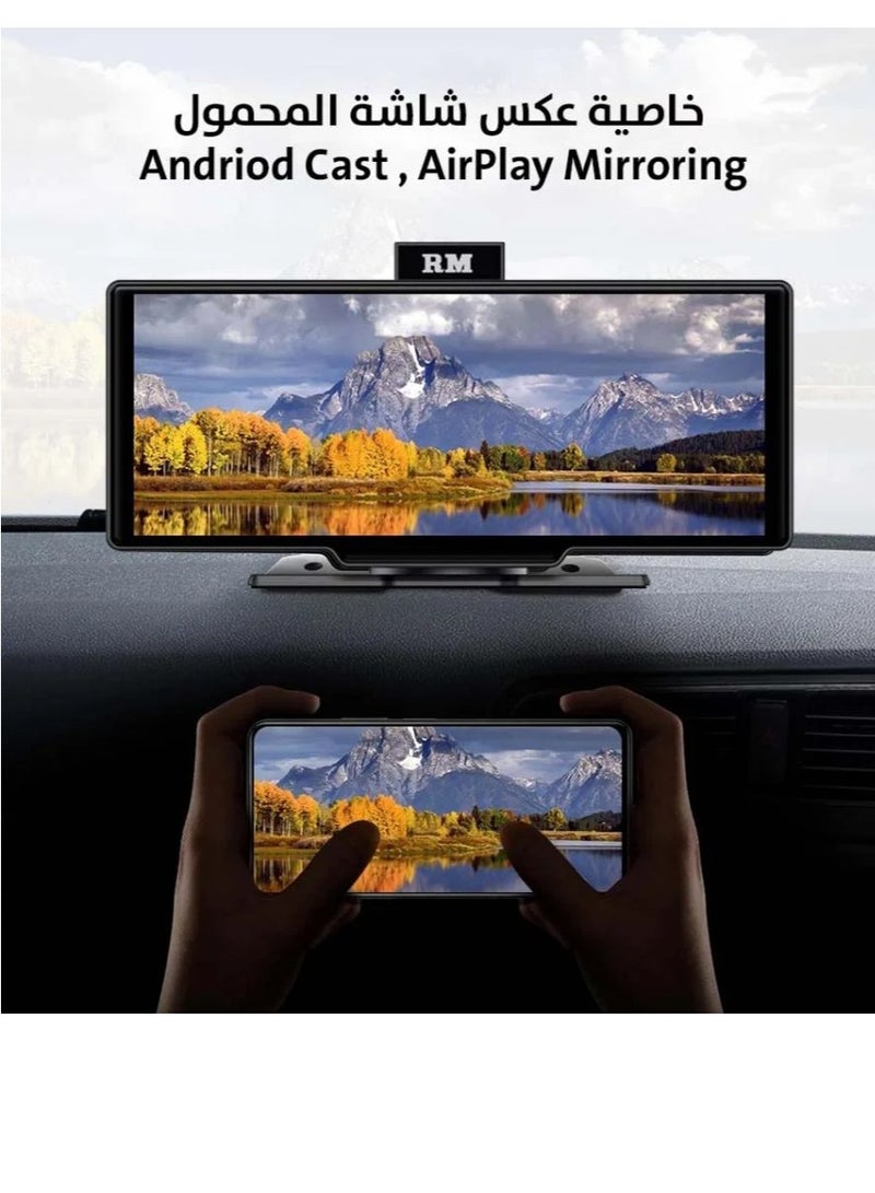 RM Original Roadmaster RM-10 dashboard screen and dash cam, multi-use 10.26" Apple CarPlay, Android Auto and dash cam - Image 4