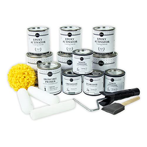 Giani Granite Countertop Paint Kit 2.0 Epoxy Topcoat (White Diamond) - Image 5