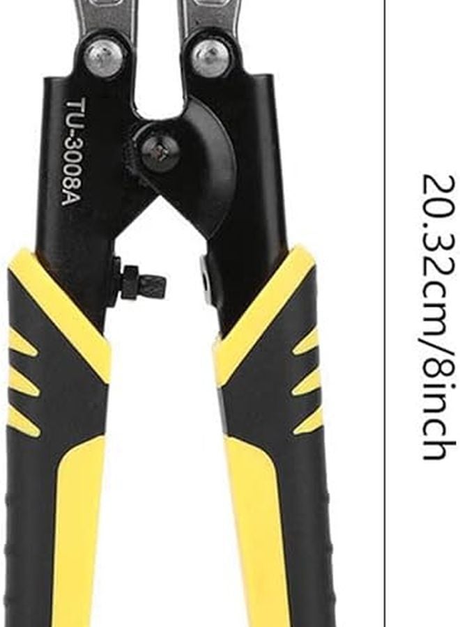 قاطعة براغي من سبائك الصلب الثقيلة مقاس 8 بوصات للسلاسل والأسلاك بمقبض مريح غير قابل للانزلاق - Image 3