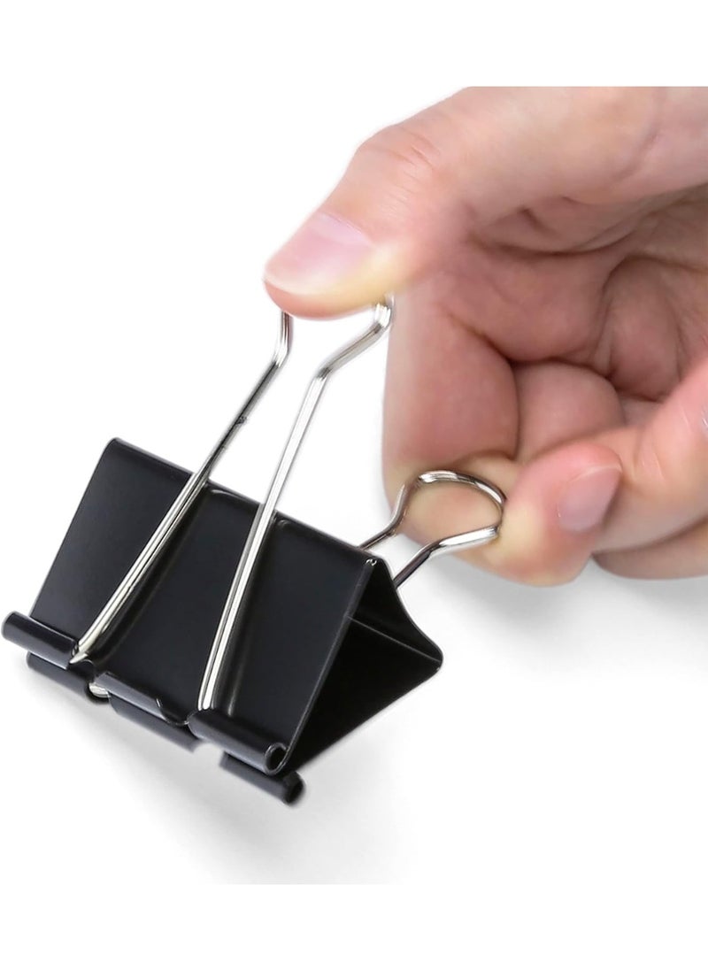Officemate Officemate Large Binder Clips, 2 inch Wide, 1 inch Capacity, Box of 12 (99100)  - Image 1