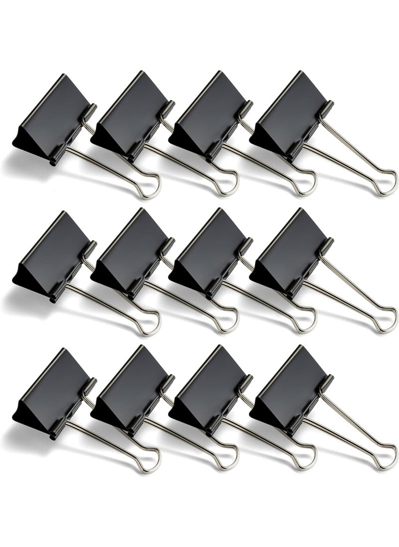 Officemate Officemate Large Binder Clips, 2 inch Wide, 1 inch Capacity, Box of 12 (99100)  - Image 3