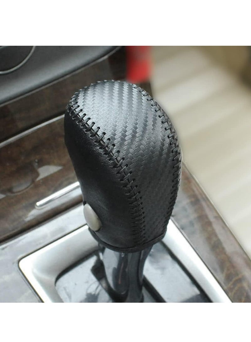 Oasisgalore Gear Shift Cover for 2013-2019 Nissan Sentra / 2013-2018 Altima Auto Leather Shifter Cover Protector Trim for Nissan Rogue 2014-2016 /Pathfinder 2013-2020 - Image 1