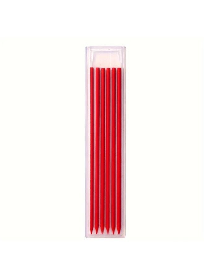 Carpenter Pencil Set Woodworking Tools Mechanical Pencil with Red Refill - Image 1