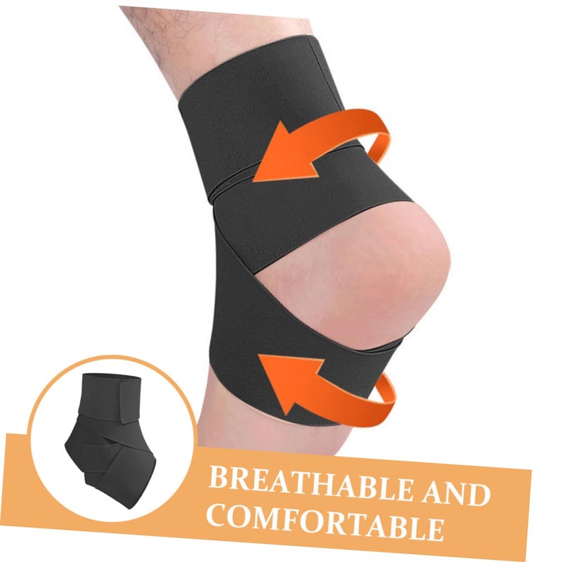 جورب دعم الكاحل خفيف الوزن مع دعامة ضغط للرياضة والجري وكرة السابل تصميم متين غير قابل للانزلاق مناسب ومريح لكلا الجنسين - Image 4