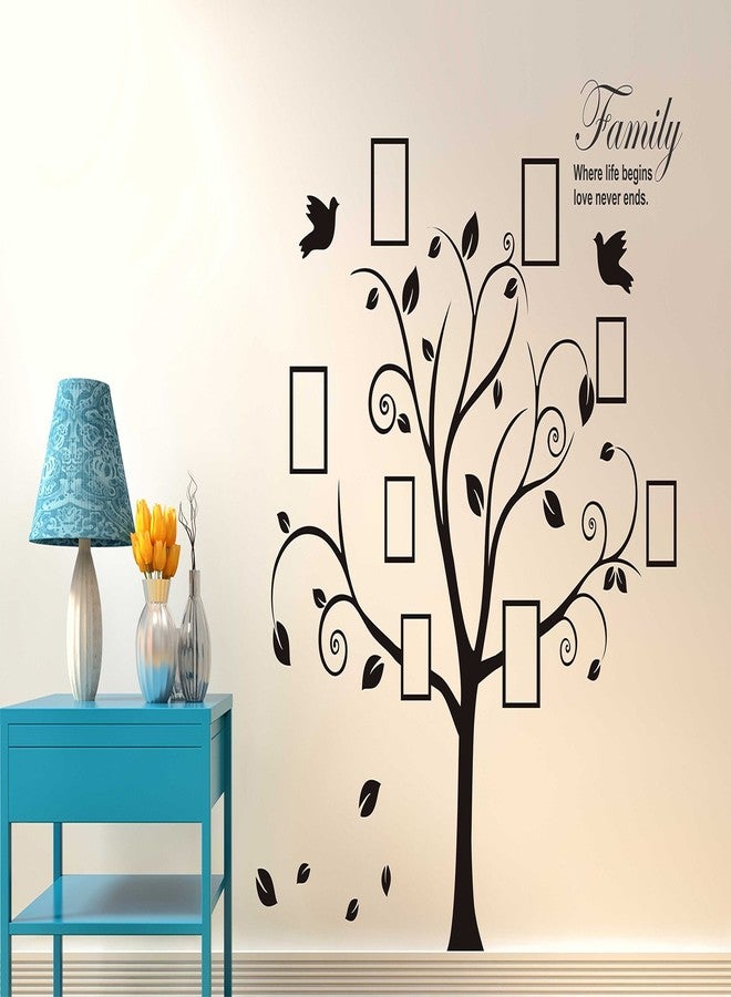 Wallstick Family Tree with Photo Frames wallstickers (Vinyl 100 cm x 95 cm) - Image 1