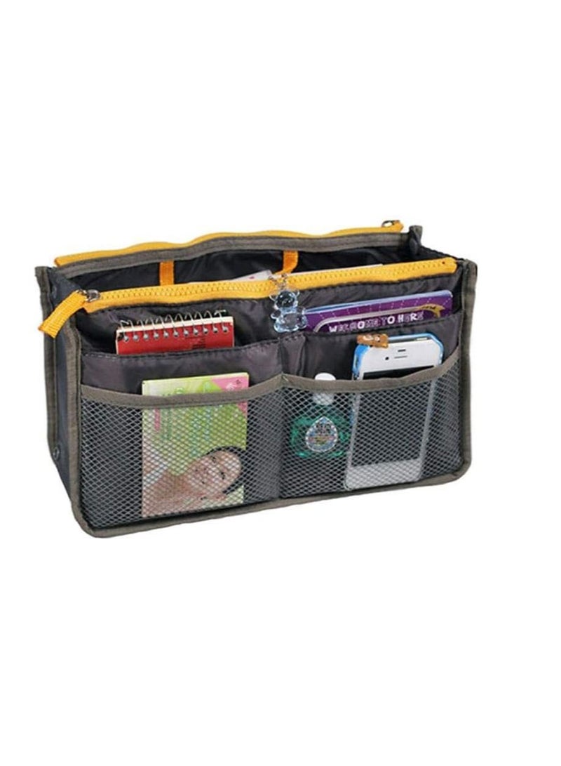 أوريتي رائحة منزل 13 جيب منظم حقيبة اليد (رمادي) - Image 2