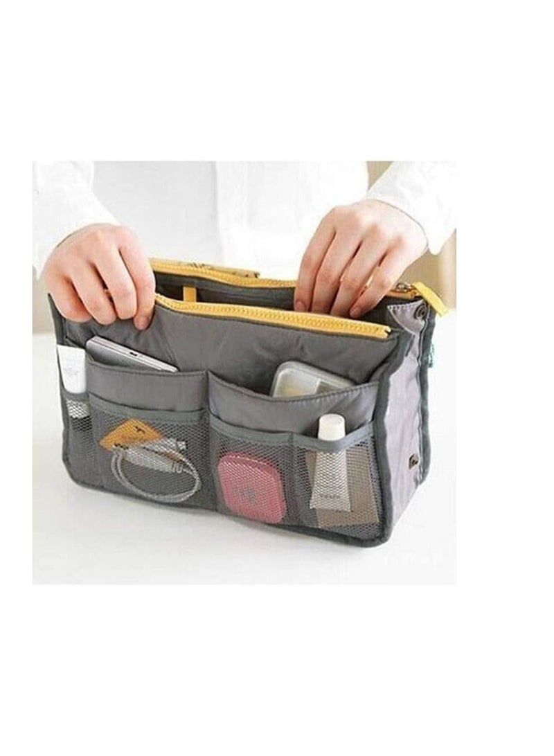 أوريتي رائحة منزل 13 جيب منظم حقيبة اليد (رمادي) - Image 4