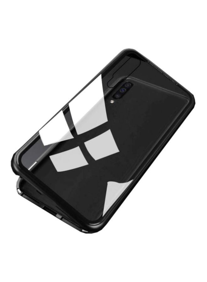 Raxoom Magnetic Flip Cover For Samsung Galaxy A50 Clear