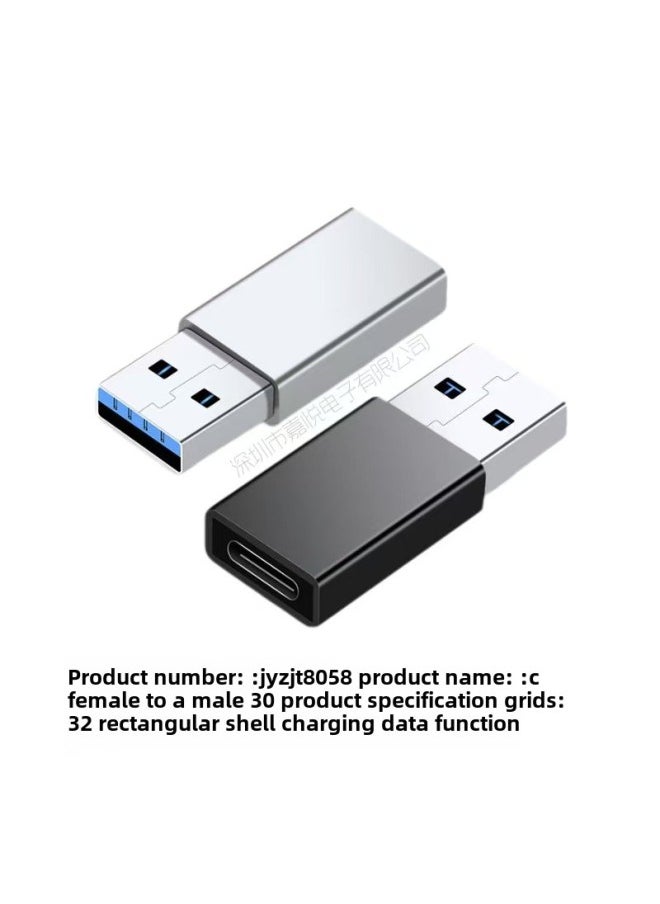Generic C Female To A Male 3.0 Adapter 32 Long Aluminum Case USB Mobile Phone U Disk OTG Computer Data Transmission Charging Adapter-Color:3.5 Headphone Audio Adapter Cable  The Latest Upgraded Version  - Image 2