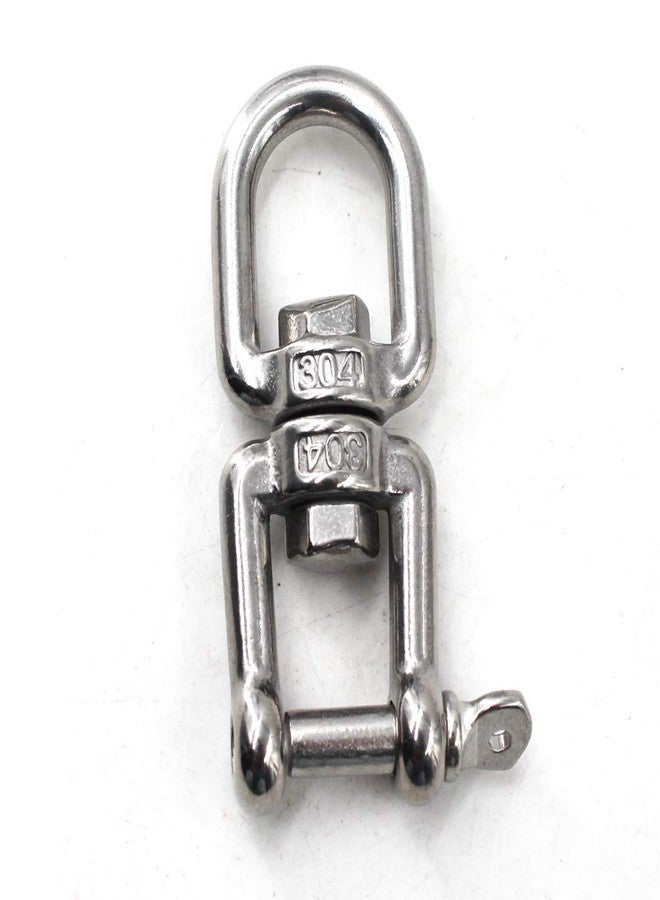 Flomore M10 Jaw and Eye Swivel Shackle 304 Stainless Steel Boat Anchor Chain Connectors (Pack of 1) - Image 1