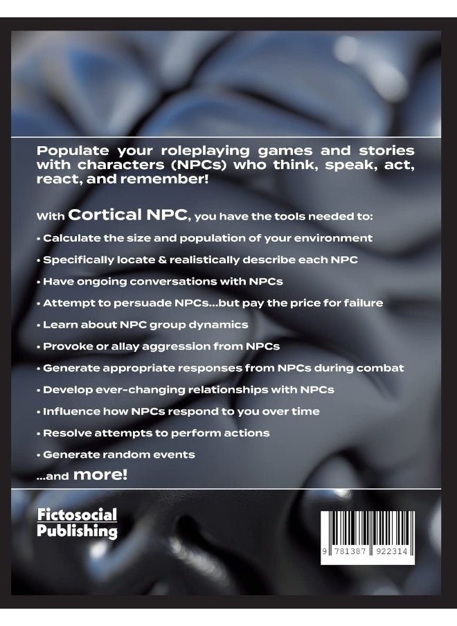 Cortical NPC: A Solo Roleplaying Game of Social Interaction  - Image 2
