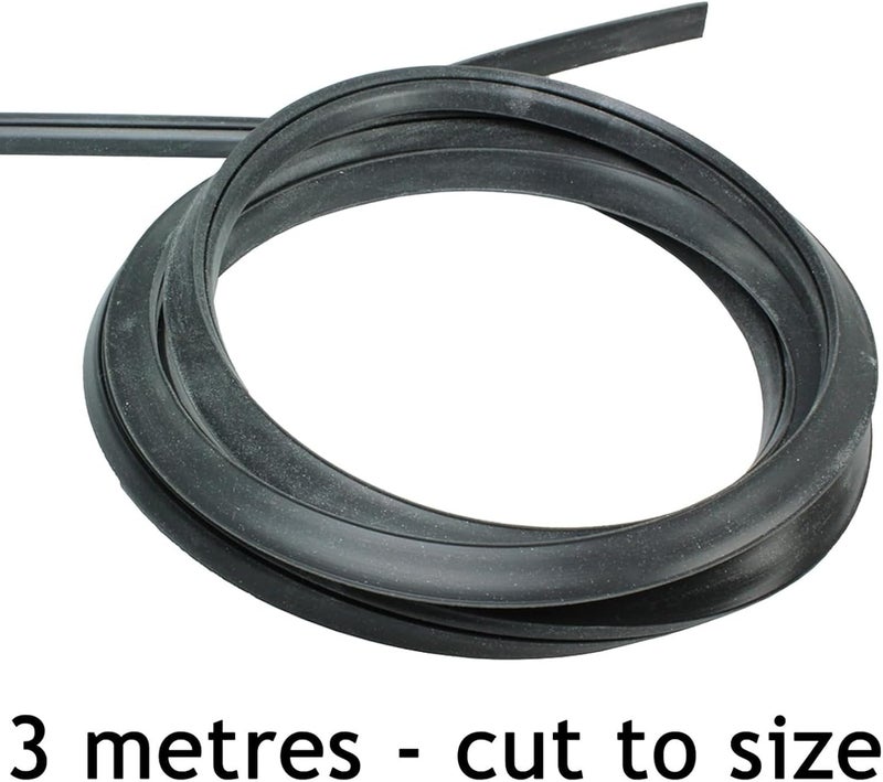 Spares2go Universal 3 & 4 Sided Silicone Oven Cooker Door Seal Kit (With Glue Sealant) - Image 3