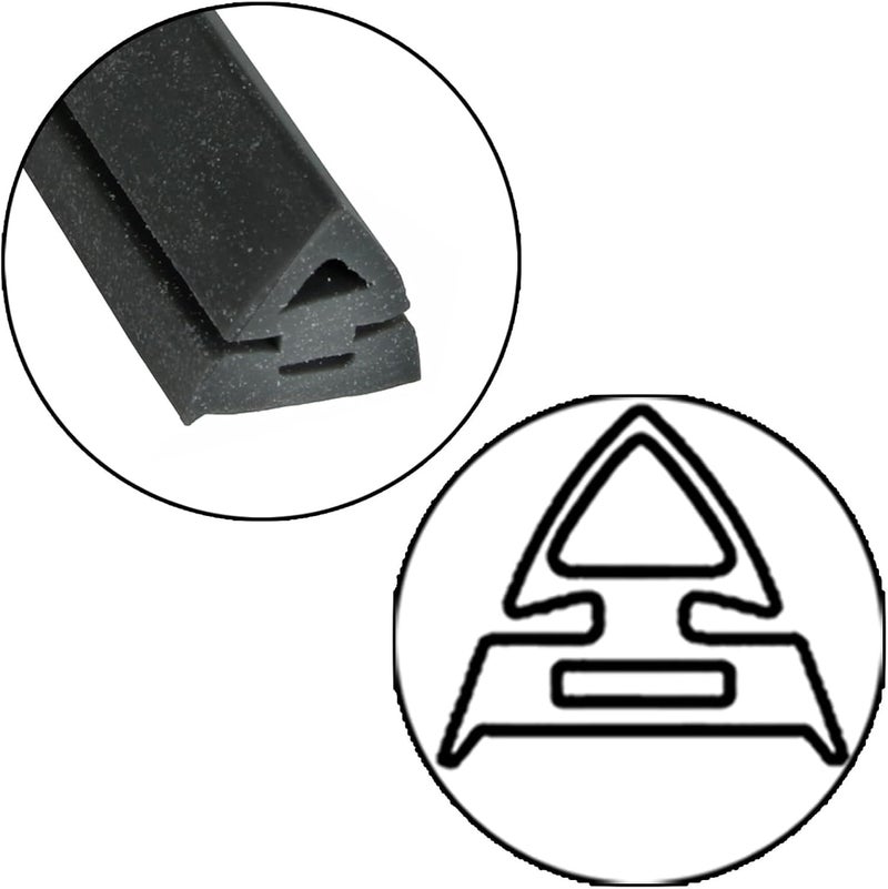 Spares2go Universal 3 & 4 Sided Silicone Oven Cooker Door Seal Kit (With Glue Sealant) - Image 4