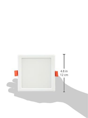 Bajaj Polycarbonate Hyperion LED Multi CCT Panel | 5W Square LED Surface Light | Modern Multicolor Lights for Living Room, Bedroom and Hall | White Body (Pack of 2) - Image 3
