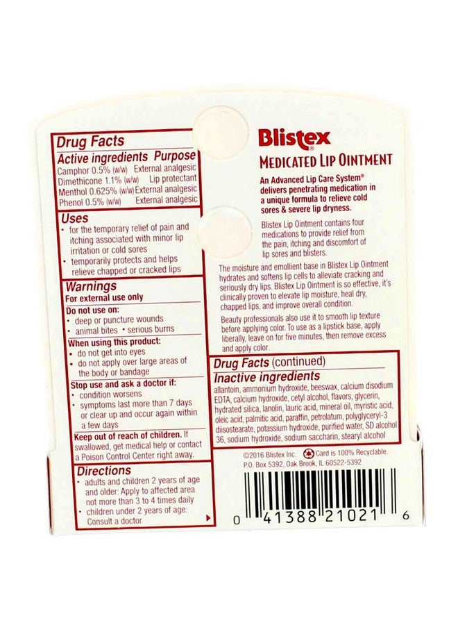 Blistex Lip Oint Bns Size .21Z Blistex Lip Ointment .21Oz - Image 4