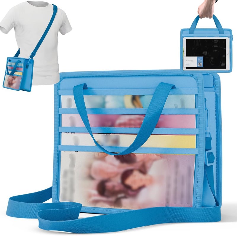 OLDECORY JW Magazine and Tract Holder, JW Field Service Supplies, Jehovah Witness Ministry Supplies, jw.org Accessories Gifts Ideas, Ministry Organizer for Pioneers, Best Life Ever Gifts Pioneer (Light Blue) - Image 1