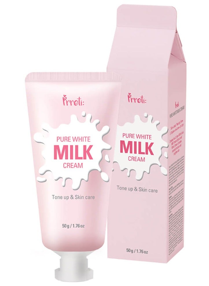 PRRETI Pure White Milk Cream, 50g - Image 2