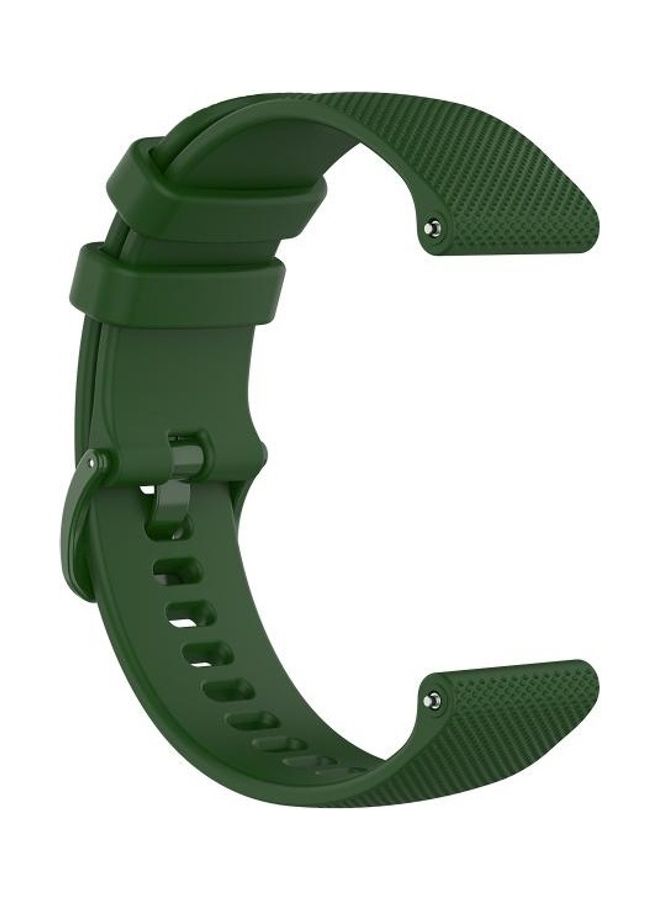 NIBEMINENT Silicone Strap For Huawei Watch GT2e GT2 46mm Dark Green - Image 3