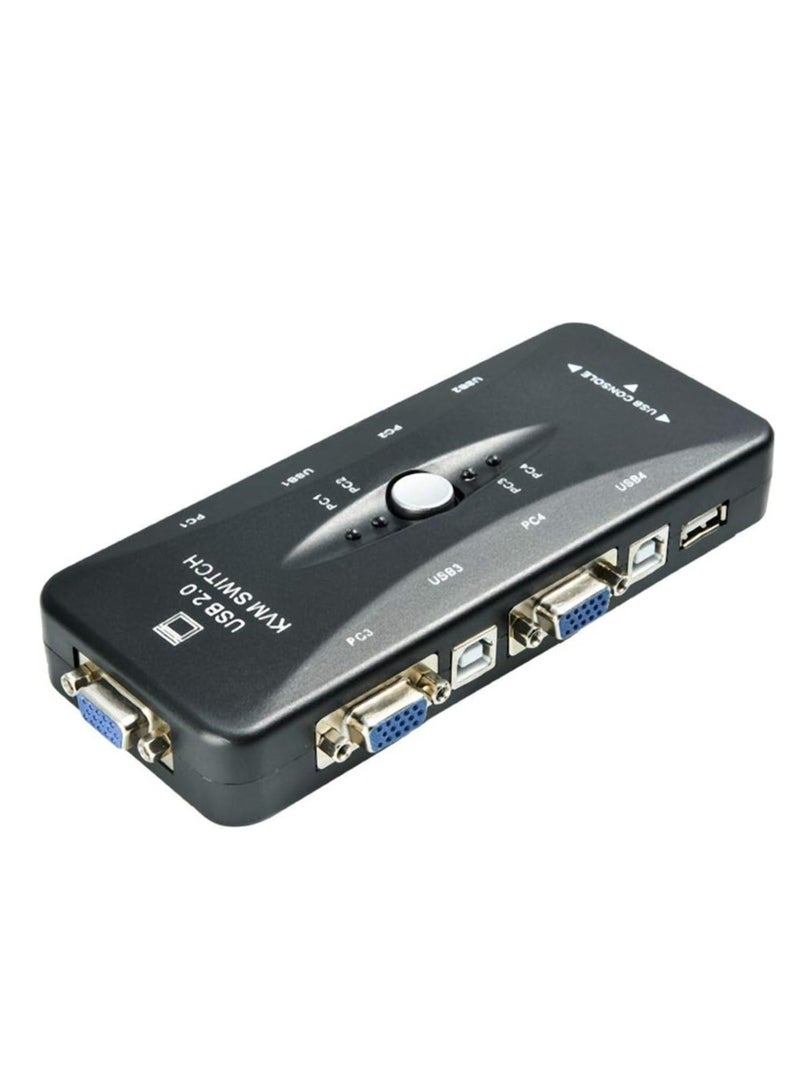 محول  منافذ USB 2.0 من توبو متوافق مع شاشة الكمبيوتر وشاشة مشاركة الفيديو والكيبورد والماوس - Image 1