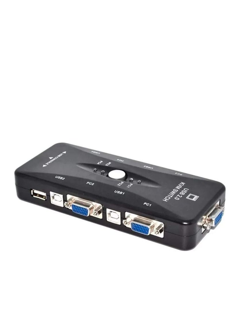 محول  منافذ USB 2.0 من توبو متوافق مع شاشة الكمبيوتر وشاشة مشاركة الفيديو والكيبورد والماوس - Image 2