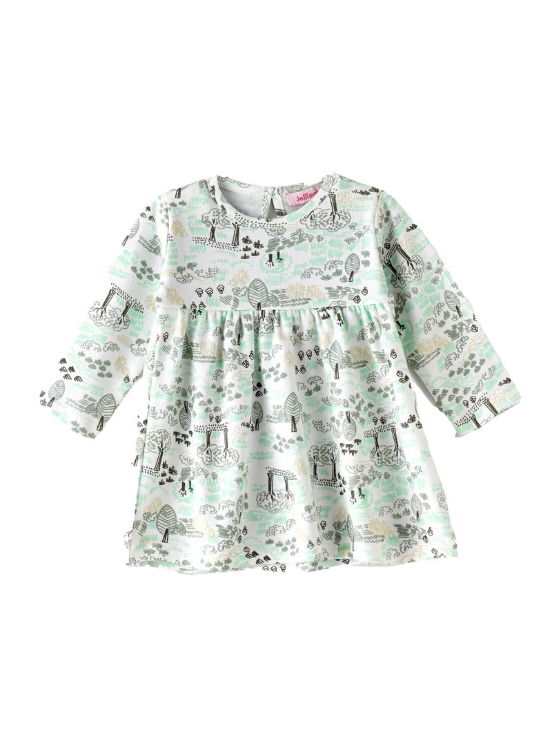 Jelliene Girls' Graphic Printed Dress  - Image 1