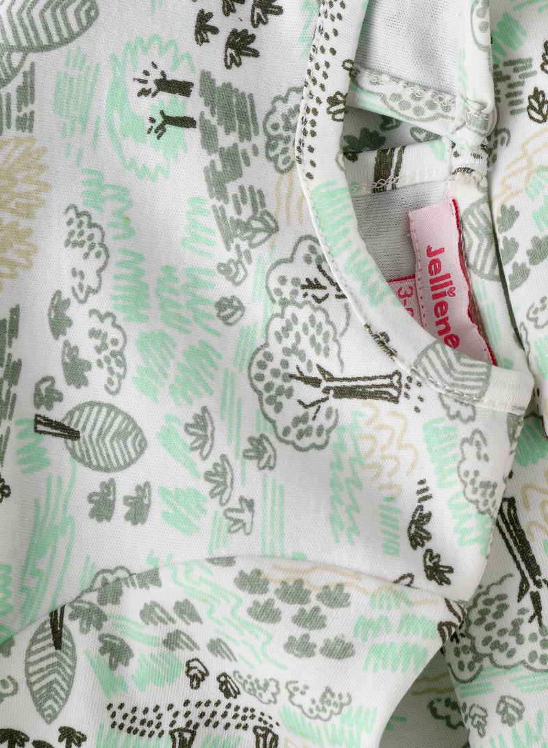 Jelliene Girls' Graphic Printed Dress  - Image 4