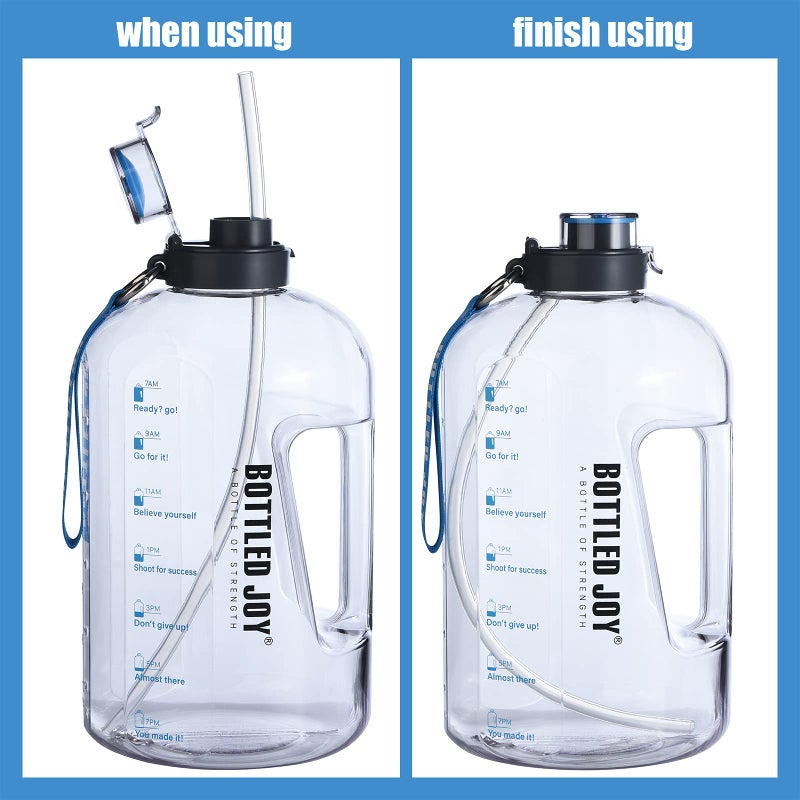 ALINK 15 inch Extra Long Reusable Clear Silicone Straws, 4-Pack Flexible Straws for Stanley 40 oz Tumbler, 1 Gallon Water Bottle, Wine Bottle, 128 64 oz Tumbler with Brush - Image 4