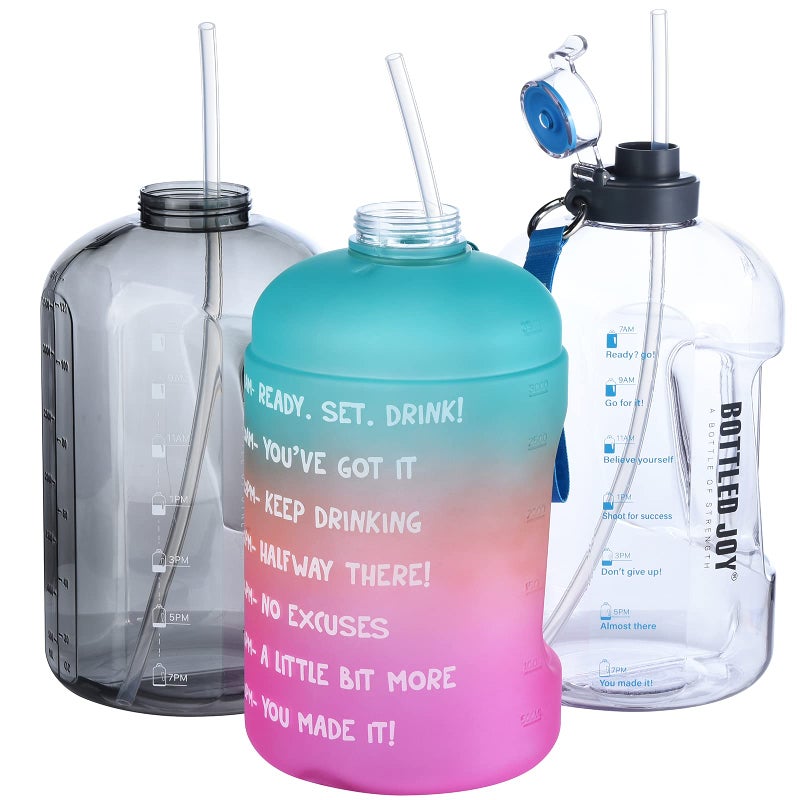 ALINK 15 inch Extra Long Reusable Clear Silicone Straws, 4-Pack Flexible Straws for Stanley 40 oz Tumbler, 1 Gallon Water Bottle, Wine Bottle, 128 64 oz Tumbler with Brush - Image 2