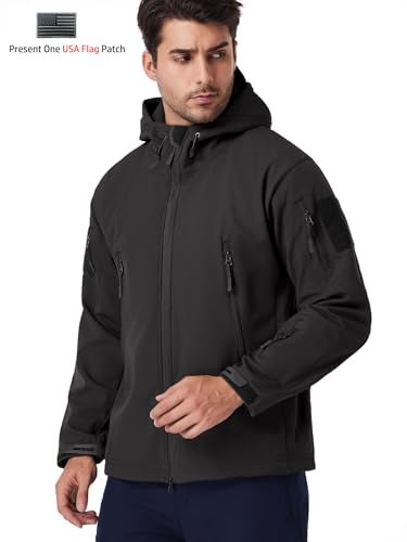 ReFire Gear Men's Army Special Ops Military Tactical Jacket Softshell Fleece Hooded Outdoor Coat - Image 2
