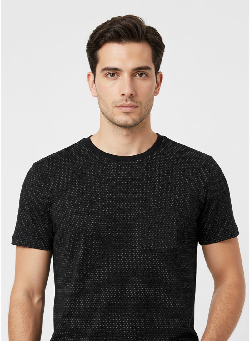 فرنش كونكشن تيشيرت ميكرو مارين بياقة مستديرة - Image 5