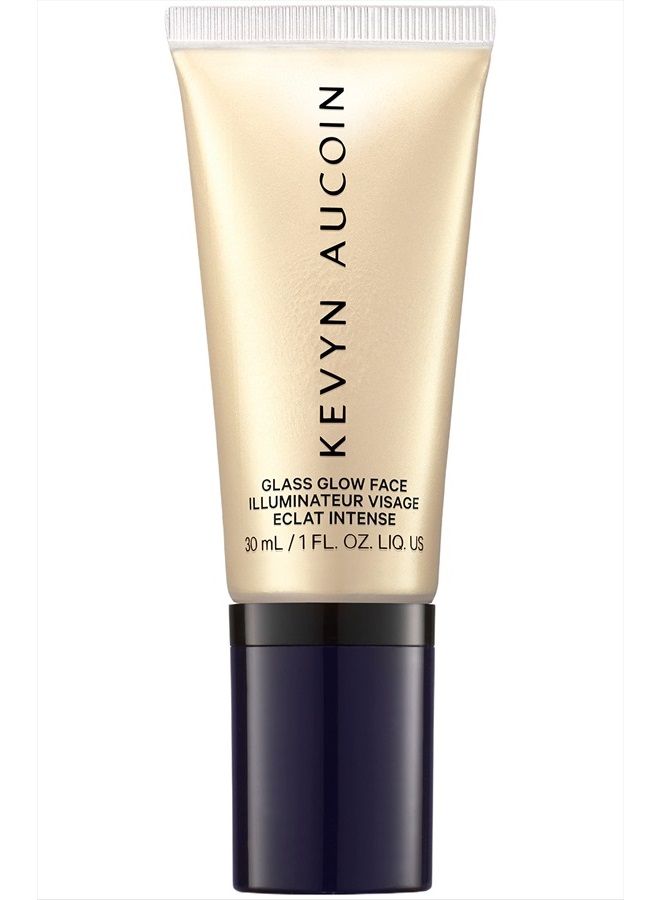 Kevyn Aucoin Glass Glow Face, Solar Quartz: Multi-purpose universal dewy highlighter for face and body. Creates glowing youthful-looking hydrated skin with a glassy complexion. Makeup artist go to. - Image 1