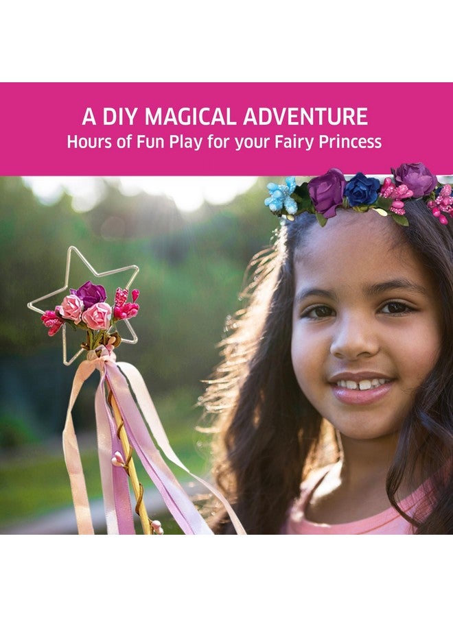 Chalk and Chuckles Paper Art and Craft Kit,Make Your Own Fairy Princess World,5-in-1 DIY Creative Activity Kit for Kids,Gifts for Girls,Boys Ages 4,5,6,7,8,9-Magical Toys for Kids,Multicolor - Image 4