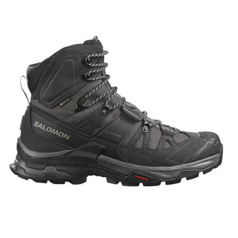 Salomon Men's QUEST 4 GORE-TEX Hiking Boots For Men, Magnet/Black/Quarry, 9.5 - Image 1